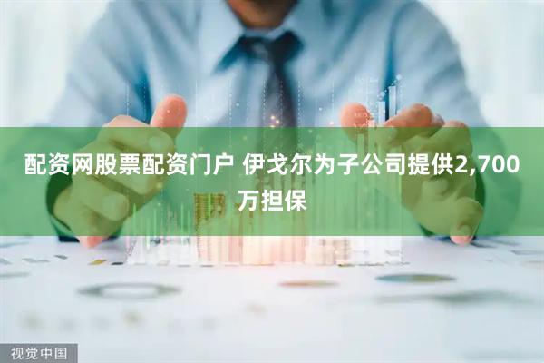 配资网股票配资门户 伊戈尔为子公司提供2,700万担保